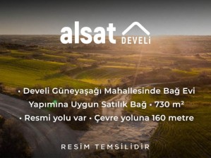 Develi Güneyaşağı Mahallesinde Bağ Evi Yapımına Uygun Satılık Bağ