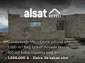 Develi Güneyaşağı Mahallesinde Daire Takaslı Satılık Bağ Evi