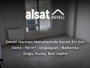 Develi Harman Mahallesinde Satılık 3+1 Sıfır Daire