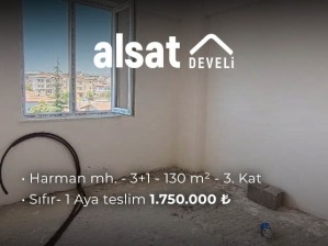 Develi Harman Mahallesinde Satılık Balkonlu 3. kat Daire