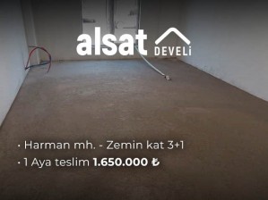 Develi Harman Mahallesinde Tekir Caddesinde Satılık Zemin Kat Daire