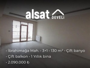 Develi İbrahimağa Mahallesinde Satılık Çift Banyolu 3+1 Daire