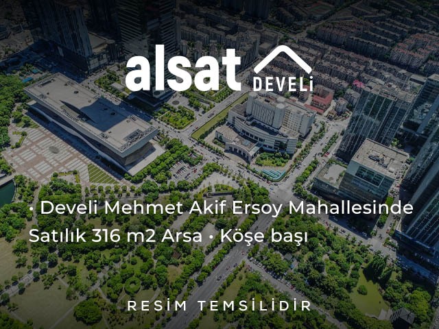 Develi Mehmet Akif Ersoy Mahallesinde Satılık 316 m2 Arsa