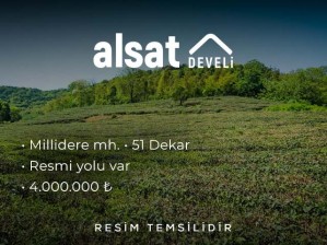 Develi Millidere Mahallesinde Satılık 51 Dekar Tarla