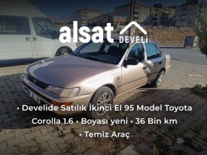 Develide Satılık İkinci El 95 Model Toyota Corolla 1.6