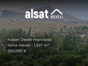 Yukarı Develi Manzaralı Satılık Bağ