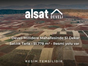 Develi Millidere Mahallesinde 51 Dekar Satılık Tarla