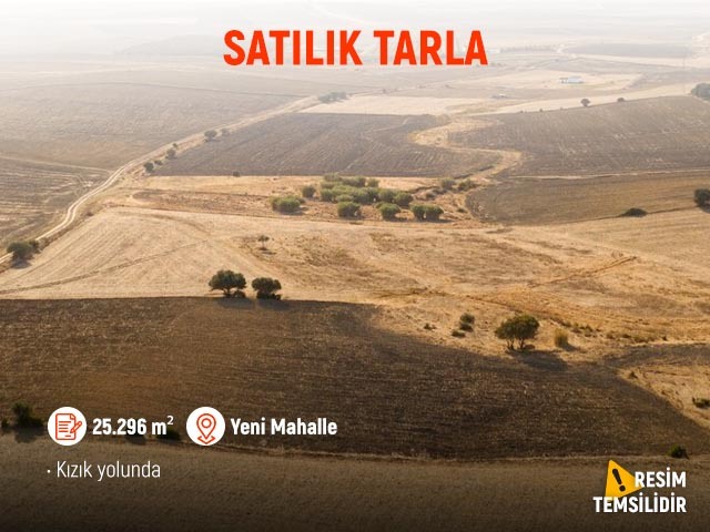 Develi Yeni Mahalle Kızık Yolunda Satılık 25 Dekar Tarla