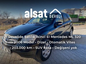 Develide Satılık İkinci El Mercedes ML 320
